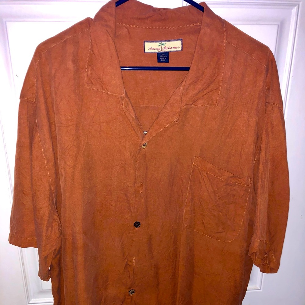 XXL Tommy Bahama embroidered camp shirt